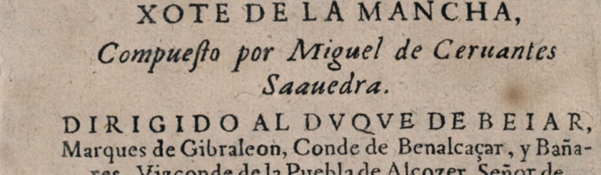 Cervantes: la palabra, el lenguaje y la lectura