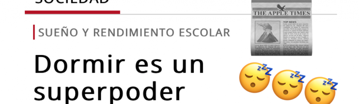 La importancia del sueño – El Periódico 26.9.2019